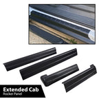 Black Trail Armor Rocker Panel Guard Cover Fit for 1999-2006 Chevy Silverado GMC Sierra