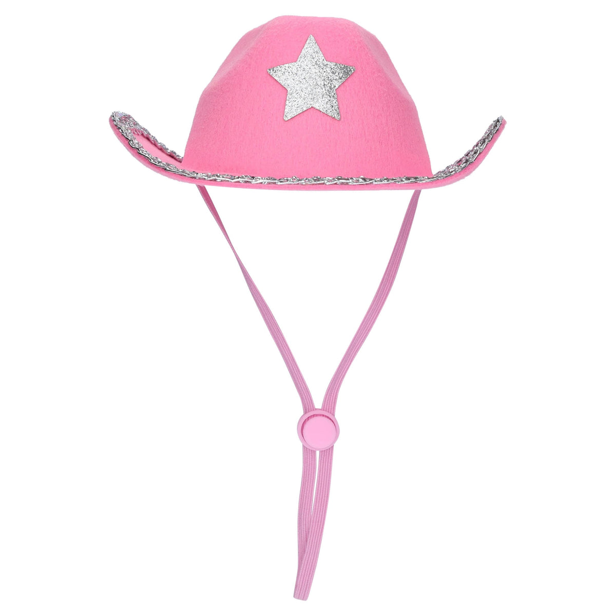 Vibrant Life Halloween Cowboy Hat Costume for Dogs and Cats, Pink