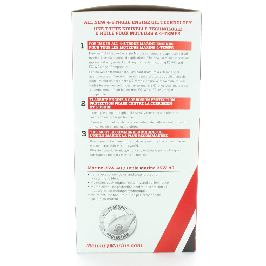 Mercury Marine Quicksilver New OEM 25W-40 Oil Change Kit, 8M0081916