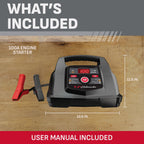 Schumacher Electric 6A Car Battery Charger and 100A Engine Starter, 5-in-1 Solution, Maintainer, 6V/12V Sport, Auto, and Marine Batteries, SC1564