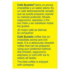 12 pack) Cafe Bustelo, Espresso Style Dark Roast Ground Coffee, Vacuum Packed 10 oz Brick