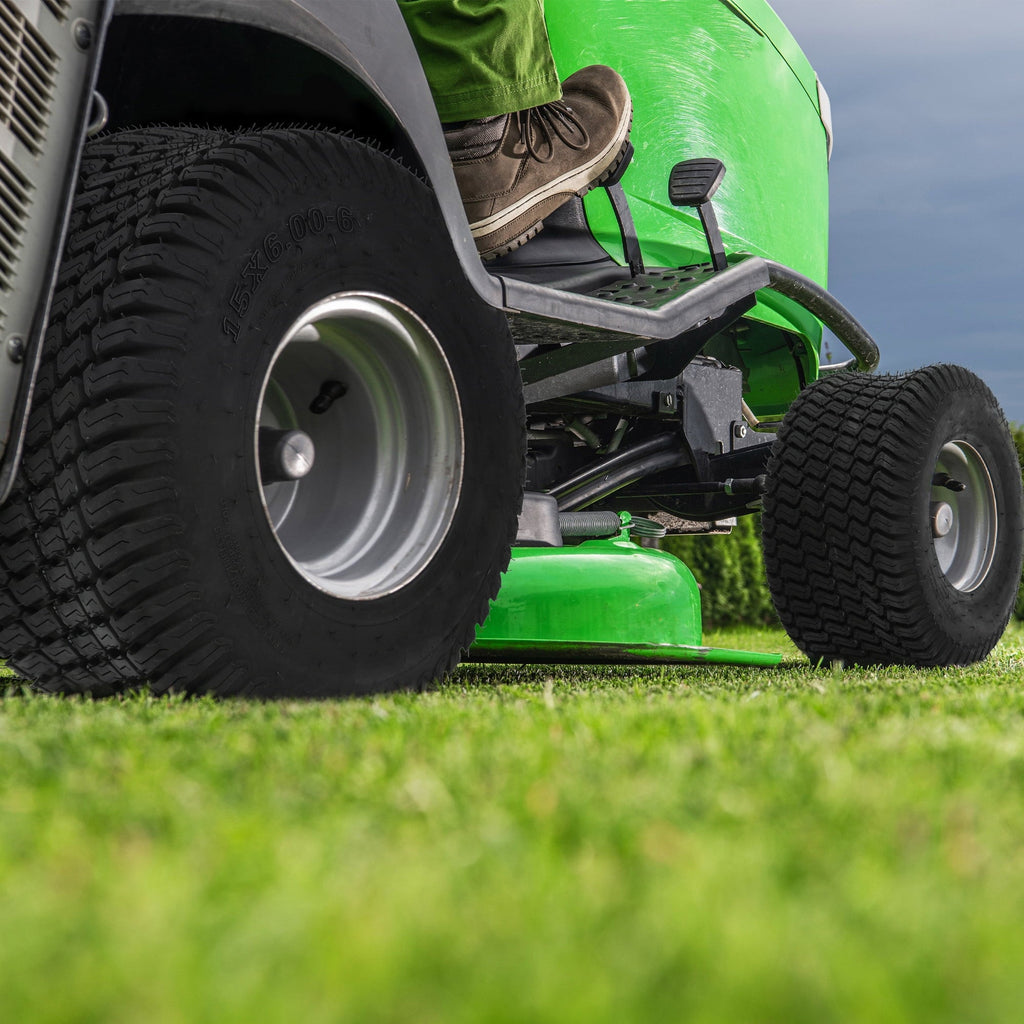 Uforic Set of 2 15x6.00-6 Lawn Mower Turf Tires, Heavy Duty 4 Ply Tubeless Replacement Tires, 570 LBS Max Load Capacity for Riding Lawn Tractors &