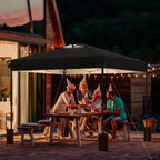 10x10 Pop-Up Canopy Tent With 3 Removable Sidewalls