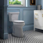 KOHLER Highline Arc Extra Tall 2-Piece Elongated Toilet, White, 1.28 GPF - 78305-0