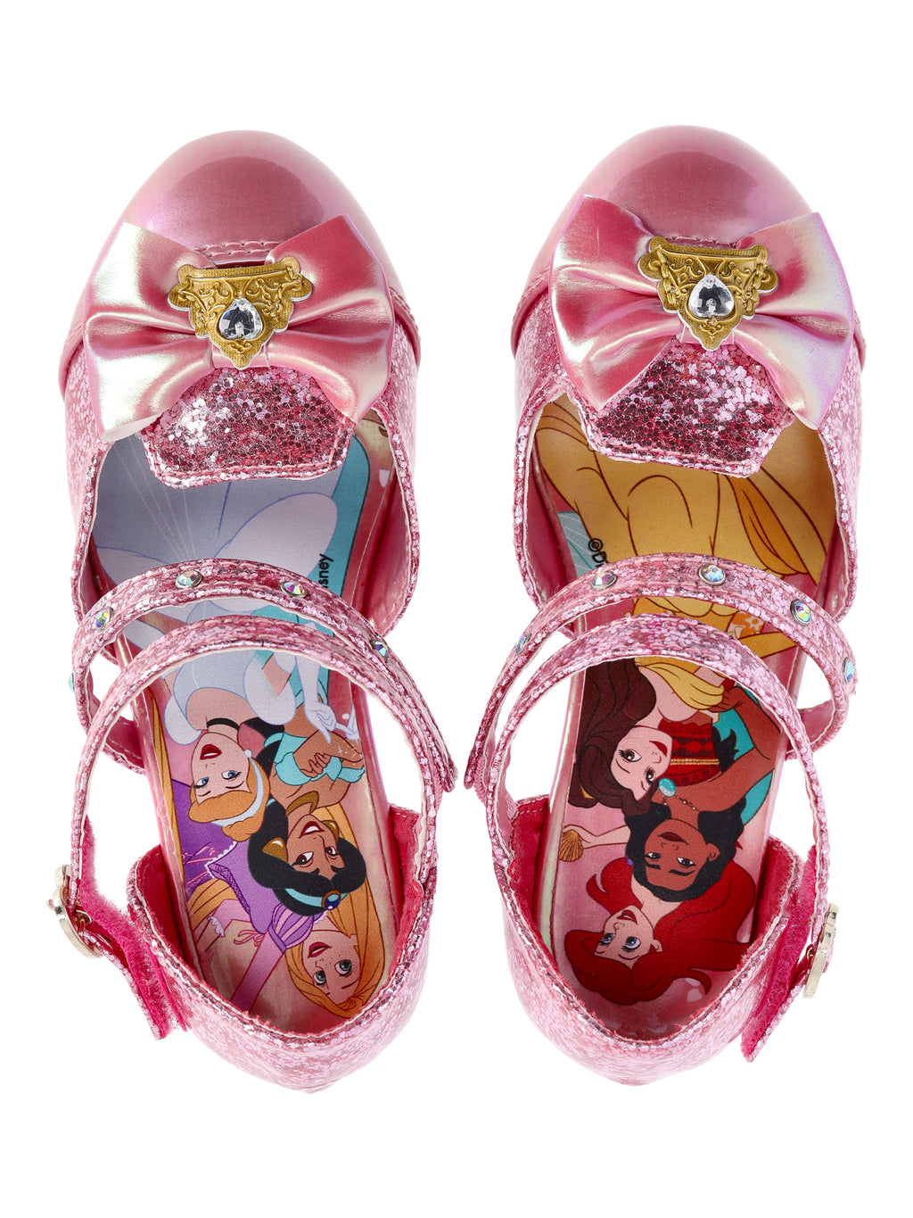Disney Princess Toddler Girls Low Heel Dress Up Shoes