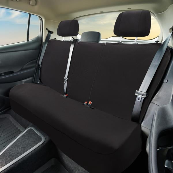 Genuine Dickies Quincy Pro-Grade Rear Bench Seat Cover for Cars, SUVs, and Crossovers, Black