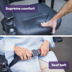 Equipmed Heavy Duty Electric Wheelchair, 20km Range, 125kg Capacity, Blue - PowerCruise Paramount