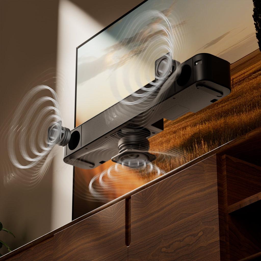 onn 20 in Bluetooth 2.1 Channel Soundbar with Multi-Color LED Lighting, Black