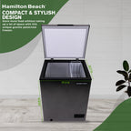 Hamilton Beach 5.0 Cu. ft. Garage Ready Chest Freezer, Dark Granite Finish