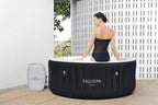 Bestway SaluSpa Miami Inflatable Hot Tub Spa, 71 x 26 in, 2-4 Person, Black - 60104E
