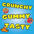 NERDS Gummy Clusters Candy, Rainbow, Crunchy and Gummy, 8 oz, 16 ct
