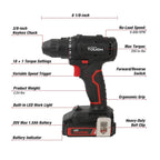 Hyper Tough 20-Volt Max Lithium-Ion 1.5Ah 70-Piece Cordless Drill Project Kit with Battery and Charger