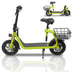 SEHOMY Electric Scooter With Seat, 450W 8.0Ah Battery, 20-Mile Range, 15.5 Mph