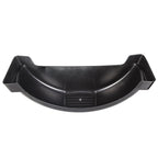 Kojem 2Pcs 13" Single-Axle Trailer Fenders W/Steps Skirt Boat Black