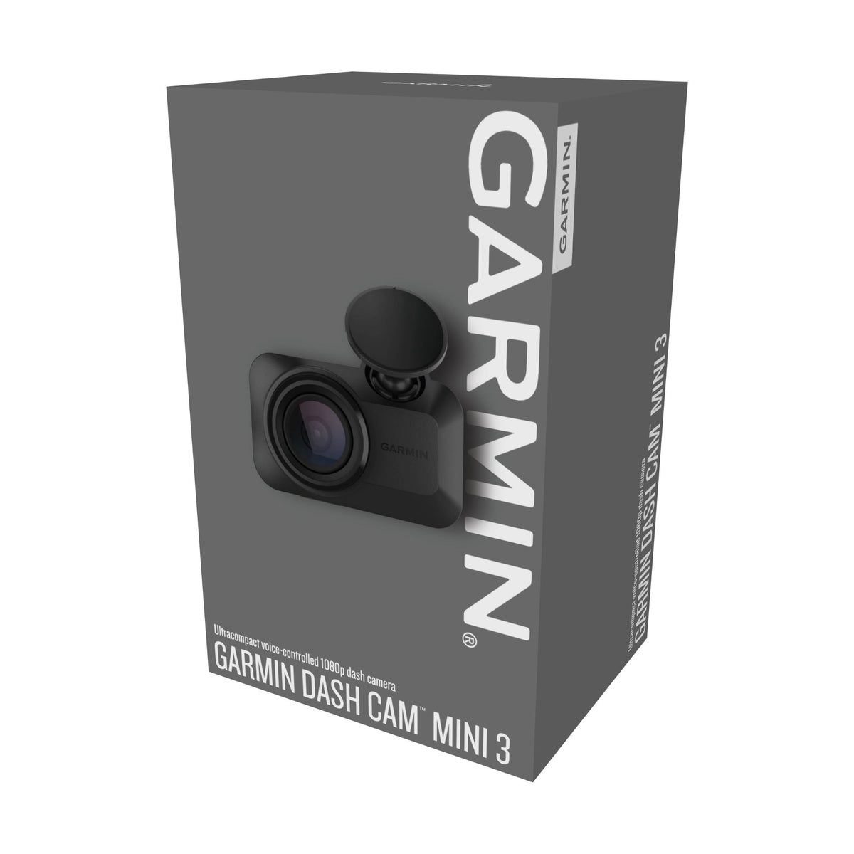 Garmin Dash Cam™ Mini 3, Ultracompact 1080p HD Dash Cam with a 140-degree Field of View, Built In Clarity™ Polarizer, Voice Controlled, Automatic