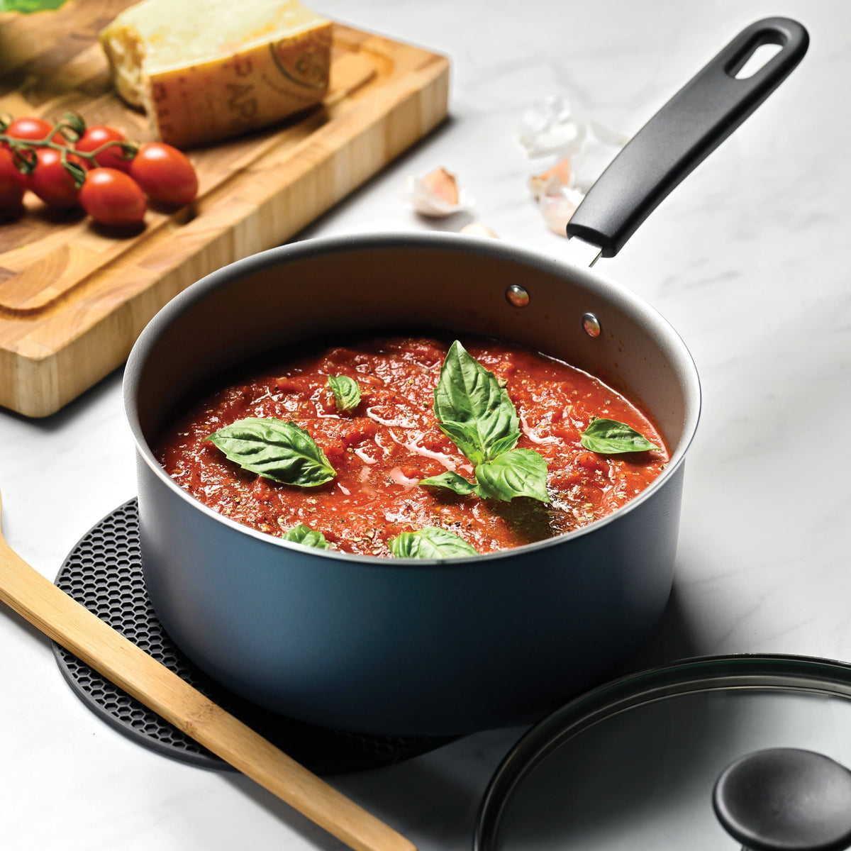 Tramontina Primaware 18-Piece Nonstick Cookware Set Blue