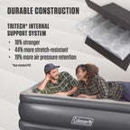 Coleman Tritech Air Mattress Full 22" with Built-in AC Pump