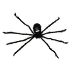 Furry Spider Decoration, Black, 50", Halloween by Way To Celebrate