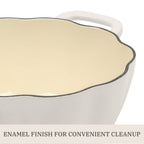 The Pioneer Woman 3.5-Quart Pumpkin Enameled Cast Iron Dutch Oven